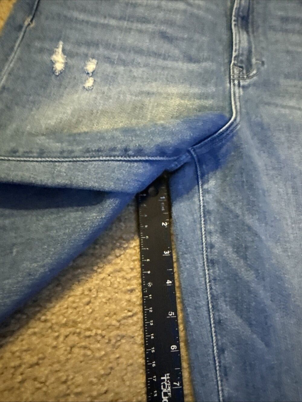 Hidden Womens Size 34 Blue Denim High Rise Jeans - Picture 5 of 15